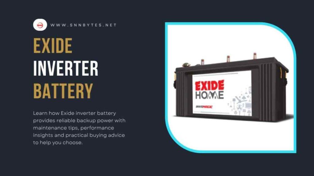 exide inverter battery