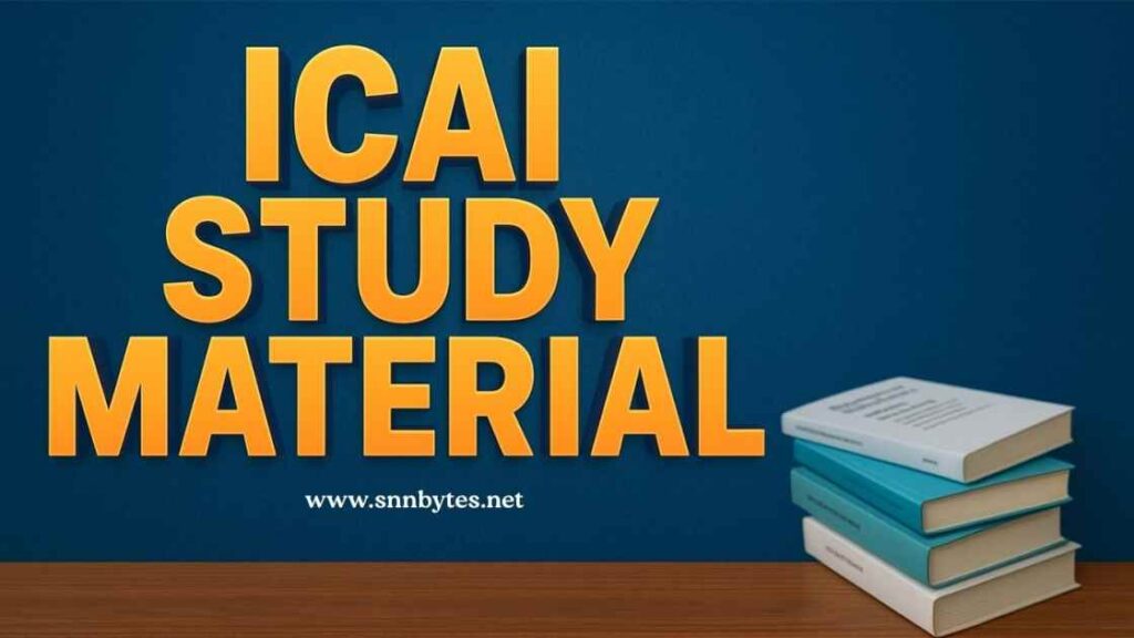 icai study material