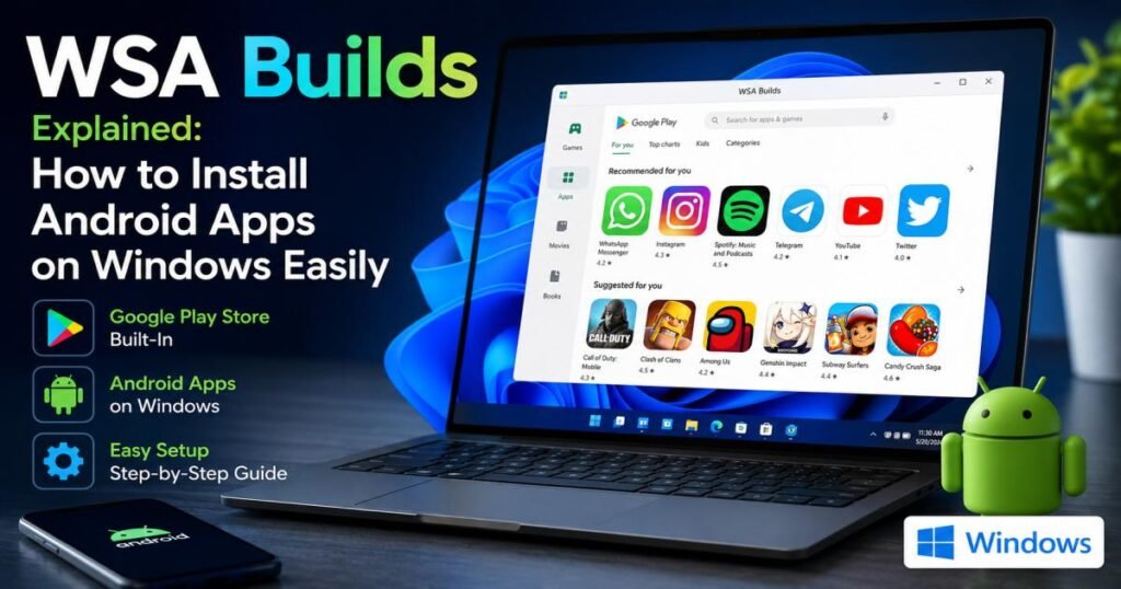 WSA Builds Explained: How to Install Android Apps on Windows Easily