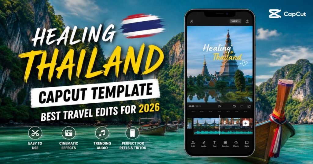 Healing Thailand CapCut Template: Best Travel Edits for 2026